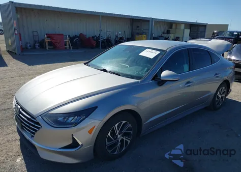 2021 Hyundai Sonata Blue из США, поврежденный, VIN KMHL24JJ6MA035398